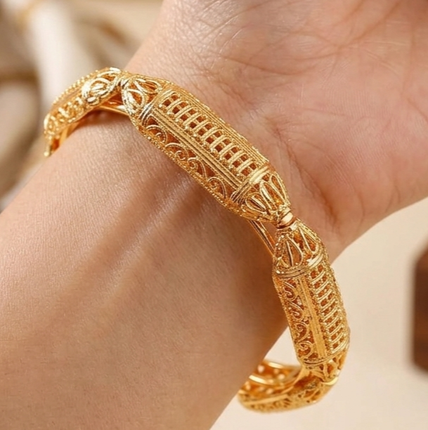 Gold Plated Open Kada