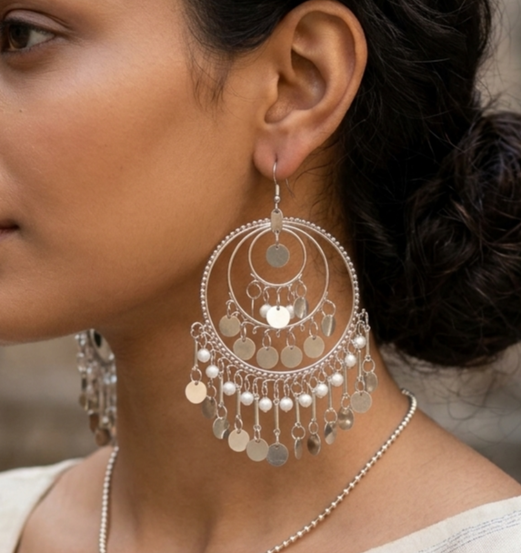 Hoop Earring Silver