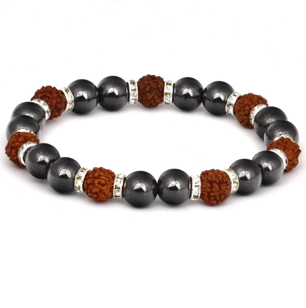 Rudraksha Magnetic Mens Bracelet