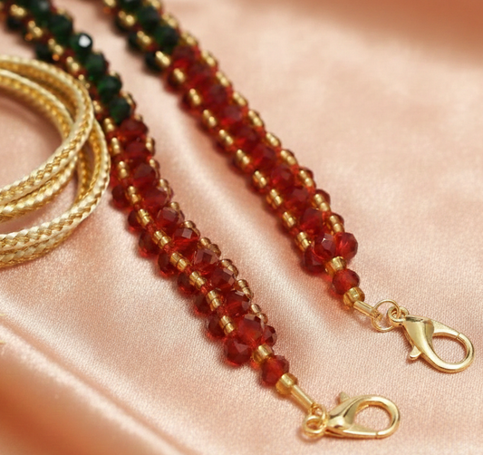 Glass Crystal Beads Pendant Dori