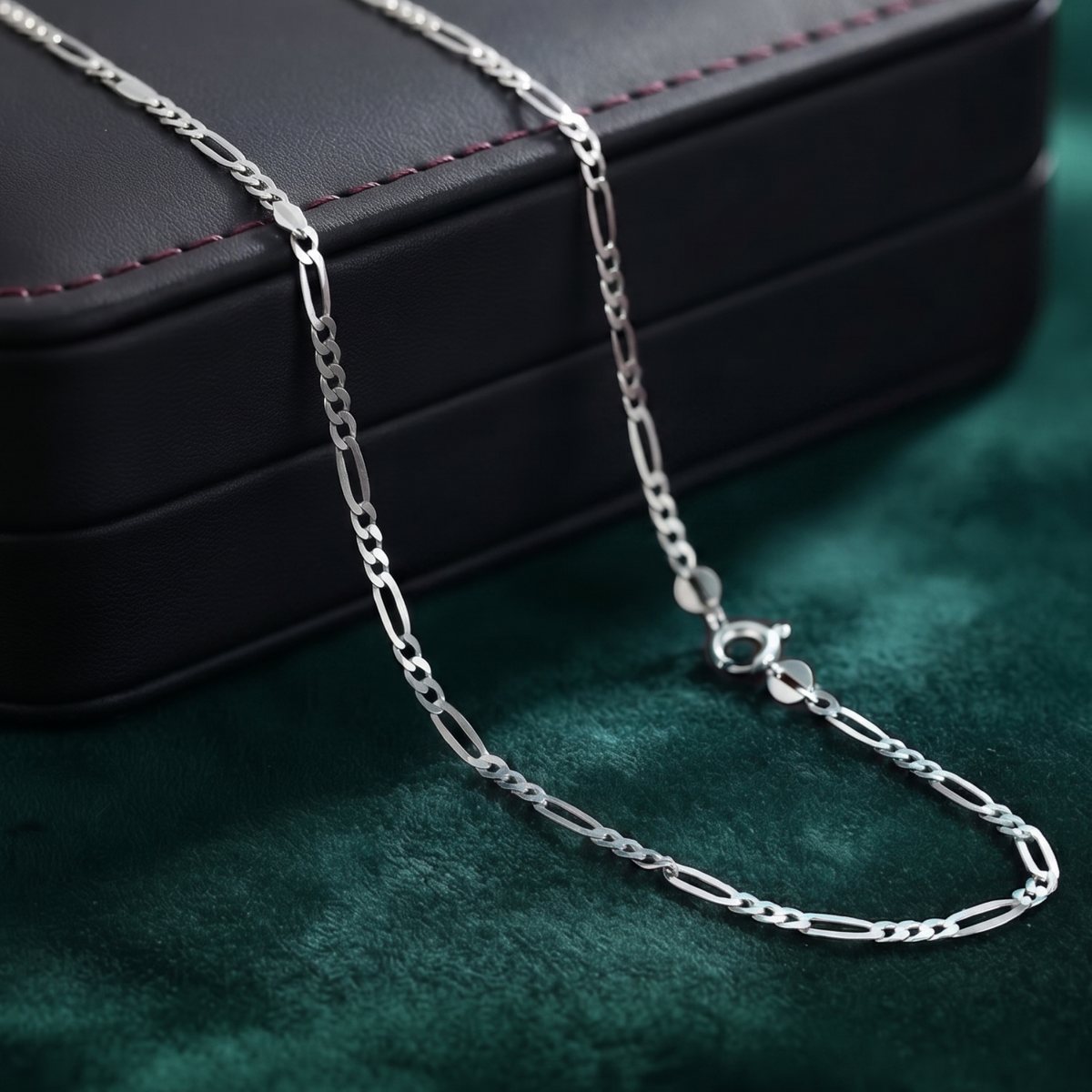 45 Cm Sterling Silver Twist Oval Link Chain