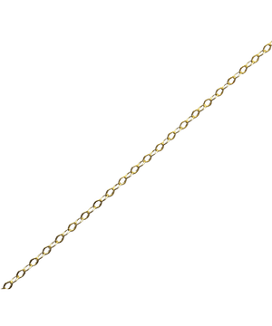 100 Cm Sterling Silver Fine Flat Link Chain