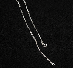 1 Pc 45cm Sterling Silver Flat Link Chain