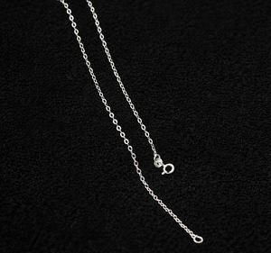 1 Pc 45cm Sterling Silver Flat Link Chain