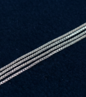 100 Cm Sterling Silver Box Chain