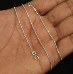 40-45 Cm Sterling Silver Box Chain