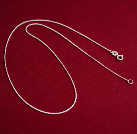 40-45 Cm Sterling Silver Box Chain