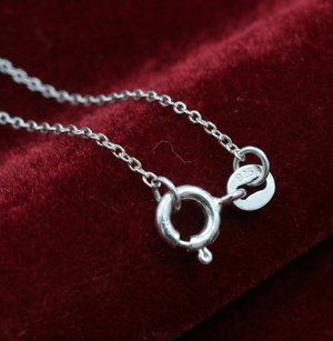 40-45 Cm 92.5 Sterling Silver Fine Link Chain