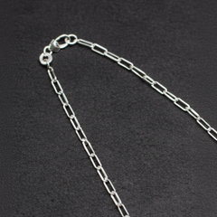 45 Cm Sterling Silver Paper Clip Chain