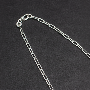 45 Cm Sterling Silver Paper Clip Chain