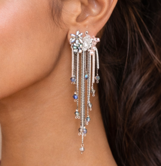 Beautiful Multicolor Contemporary Tassel Earrings