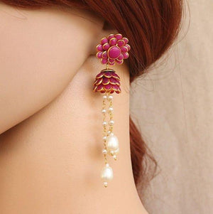 Designer Beaded Pearl Pacchi Earring