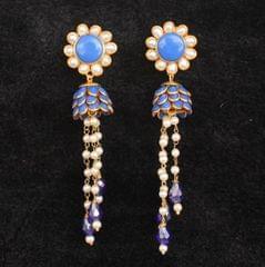 Designer Beaded Crystal Pacchi Earring