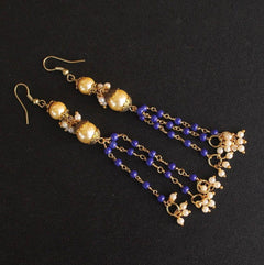 Designer Beaded Pearl Earring