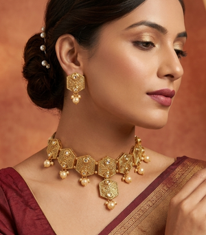 Veerangana Kundan Choker Set