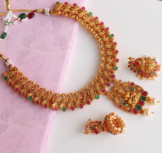 Sanskriti Temple Necklace Set