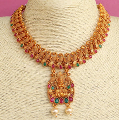 Sanskriti Temple Necklace Set
