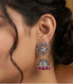 German Silver Jhumka Earring