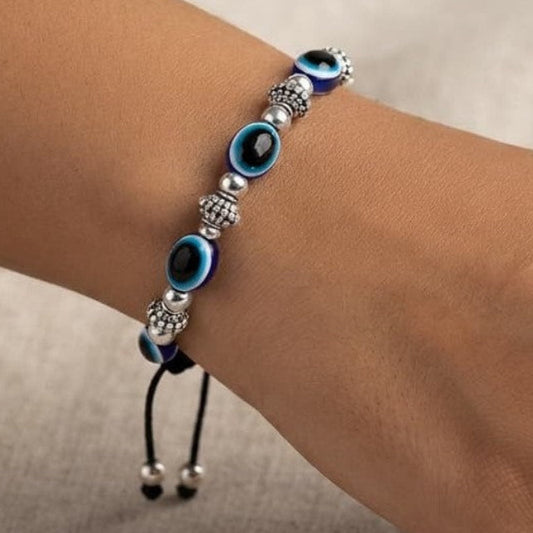 Classic Evil Eye Bead Bracelet