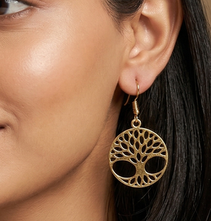 Brass Earring Golden For Girls
