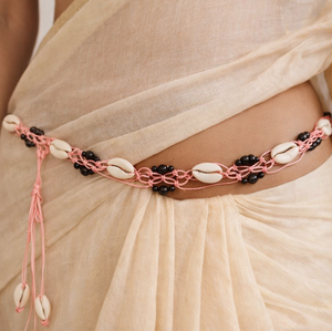 Cotton Cord Shell Cowrie Beads Belt