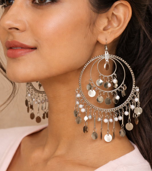 Hoop Earring Black