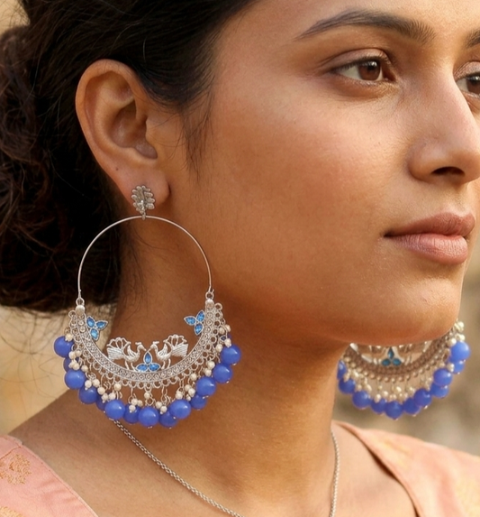 Hoop Earring Blue