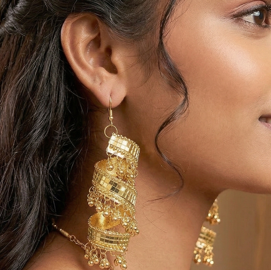 Jhumka Earring Golden