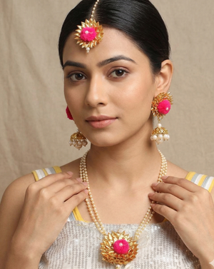 Gotta Patti Necklace Set For Girls and Women