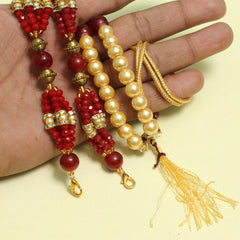 Designer Crystal Faceted Beaded Necklace Dori