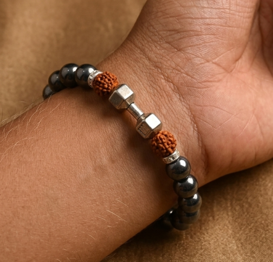 Dumble Rudraksha Mens Bracelet