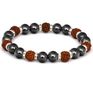 Rudraksha Magnetic Mens Bracelet