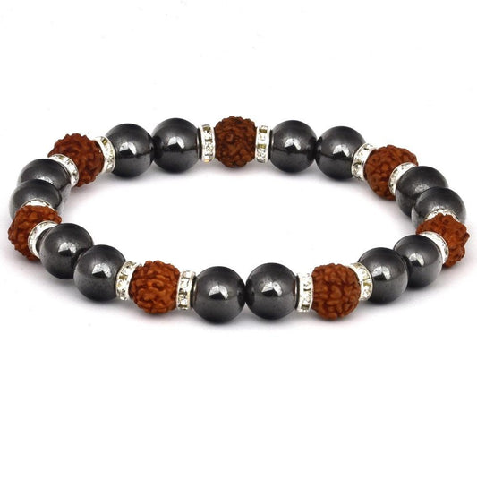 Rudraksha Magnetic Mens Bracelet