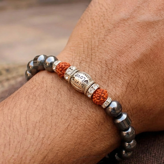 Lessons of Life Rudraksha Bracelet