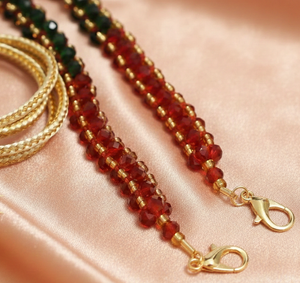 Glass Crystal Beads Pendant Dori