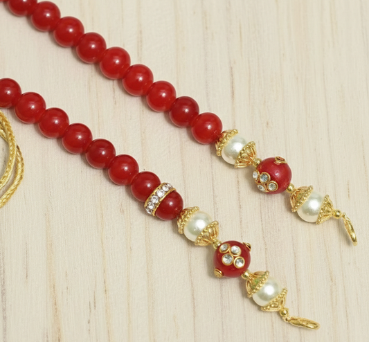 Beaded Necklace Dori Red