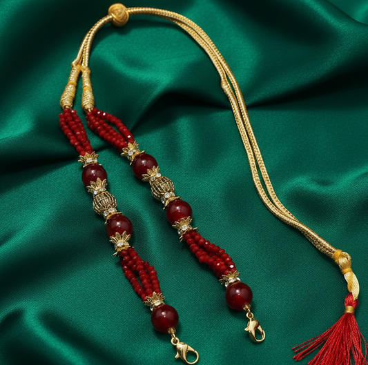 Designer Crystal Beaded Necklace Dori