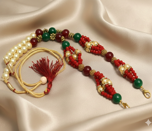 Designer Crystal Faceted Beaded Necklace Dori