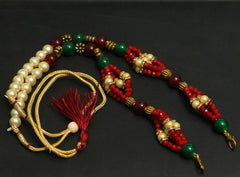 Designer Crystal Faceted Beaded Necklace Dori