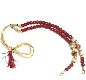 Designer Meenakari Beaded Necklace Dori Multi