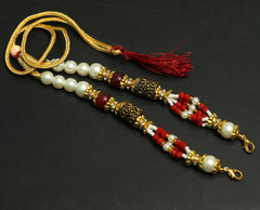 Designer German Silver Beaded Necklace Dori