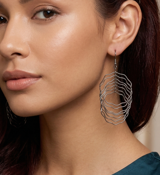 Fashion Earring For Girls Silver