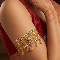 AD Kundan Gold Plated Bajuband