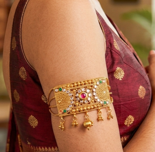 AD Kundan Gold Plated Bajuband
