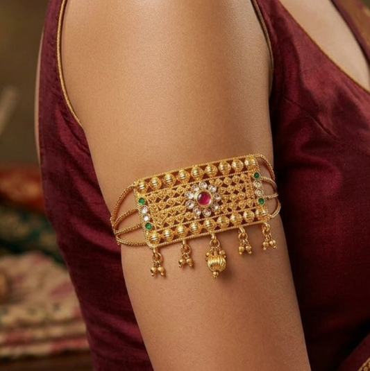 AD Kundan Gold Plated Bajuband