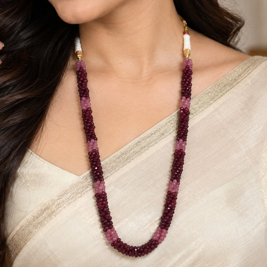 Ruby & Rose Beaded Long Necklace