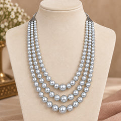 Classic Pearl Layered Necklace