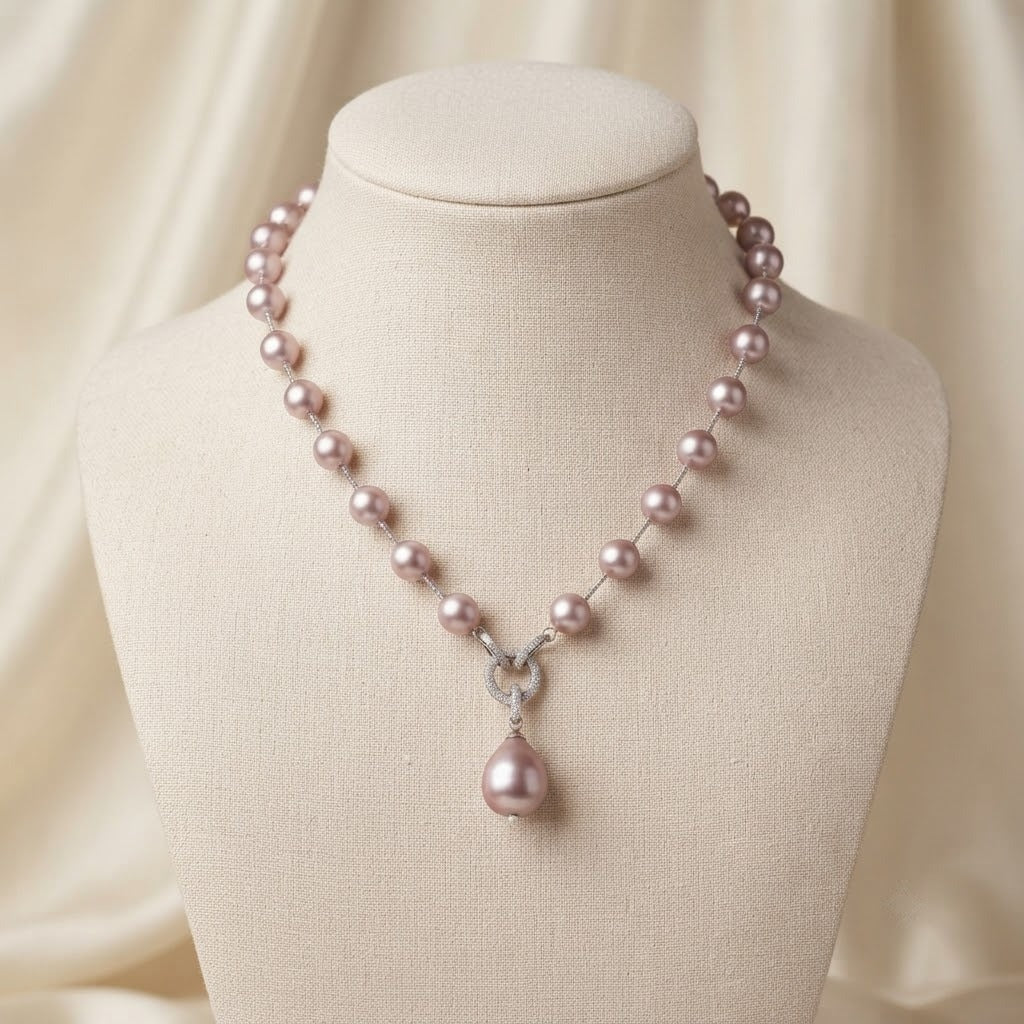 Blush Pearl Pendant Necklace