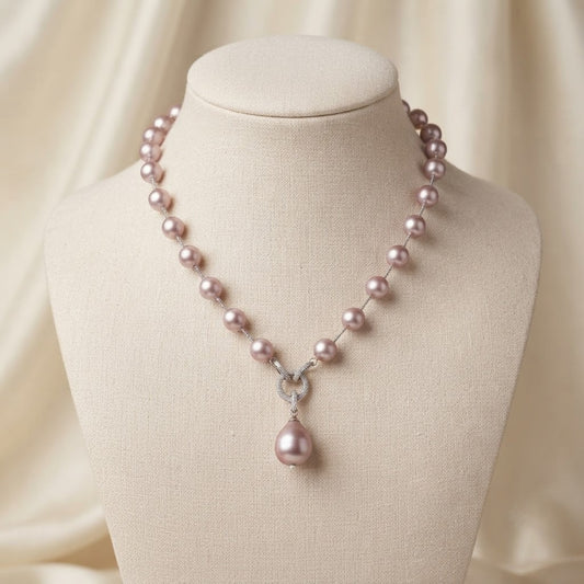 Blush Pearl Pendant Necklace