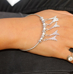 German Silver Charms Bracelet Kada